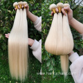 Wholesale 613 Cuticle Aligned Virgin Hair,Russian Blonde Virgin Human Hair Bundle,40 Inch Blonde Brazilian Human Hair Extension